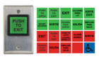CM-30 Series-Square LED Illuminated Push/Exit Switch